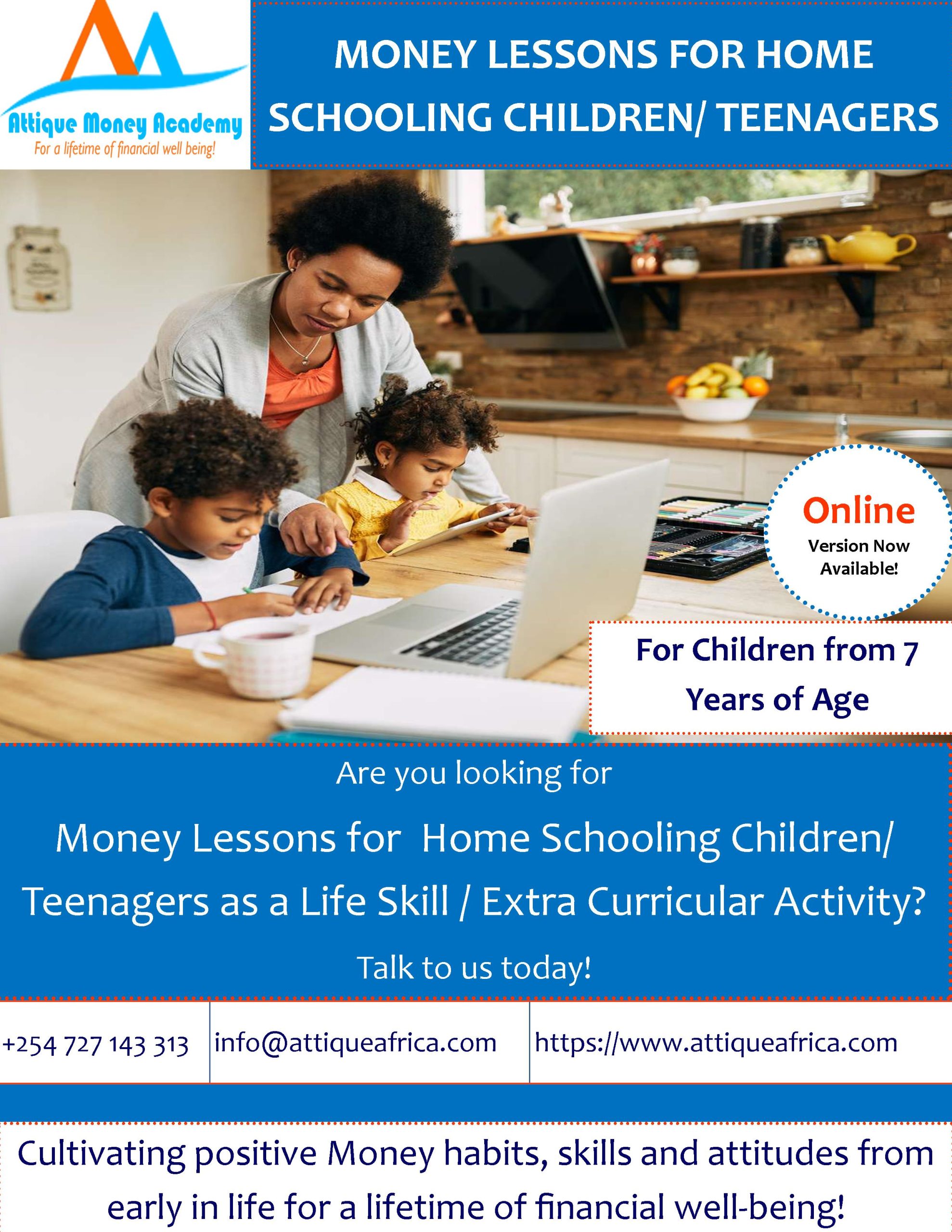 MONEY LESSONS FOR CHILDREN IN SCHOOLS / HOME SCHOOLERS AS A LIFE SKILL /EXTRA CURRICULAR ACTIVITY